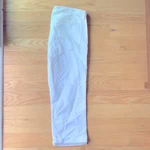 AG Adriano Goldschmied Ex-Boyfriend Khaki Crop Pant Size 30